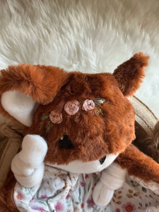 Doudou renard à personnaliser