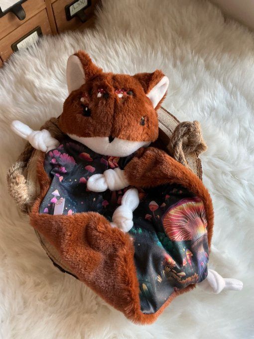 Doudou renard à personnaliser