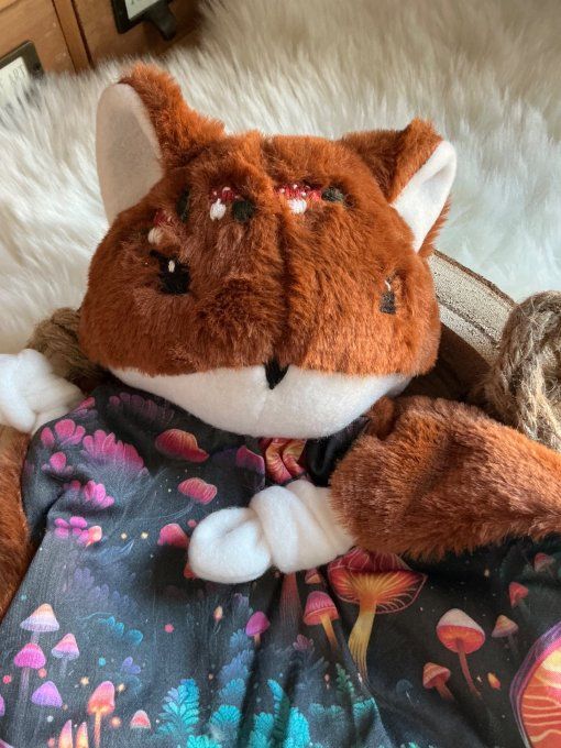 Doudou renard à personnaliser