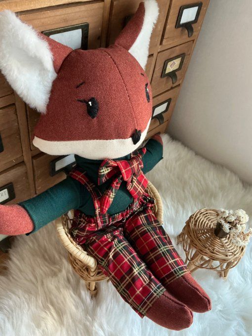 Poupée renard de Noel