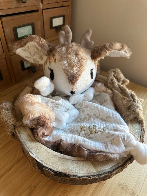 Doudou faon à personnaliser