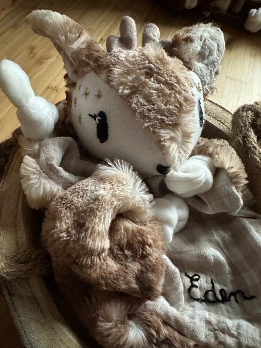 Doudou faon à personnaliser